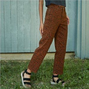 Universal Thread Leopard Print High Rise Jeans